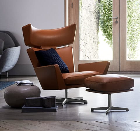 Trapez kussen 50x50 cm, Nachtblauw Fritz Hansen