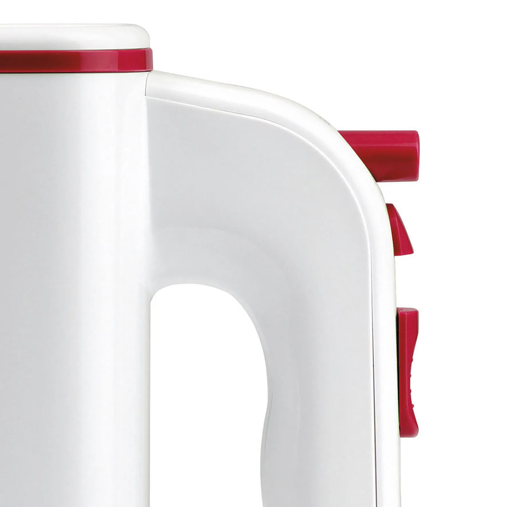 Dolcecuore handmixer 17,5 cm, Wit-rood G3 Ferrari