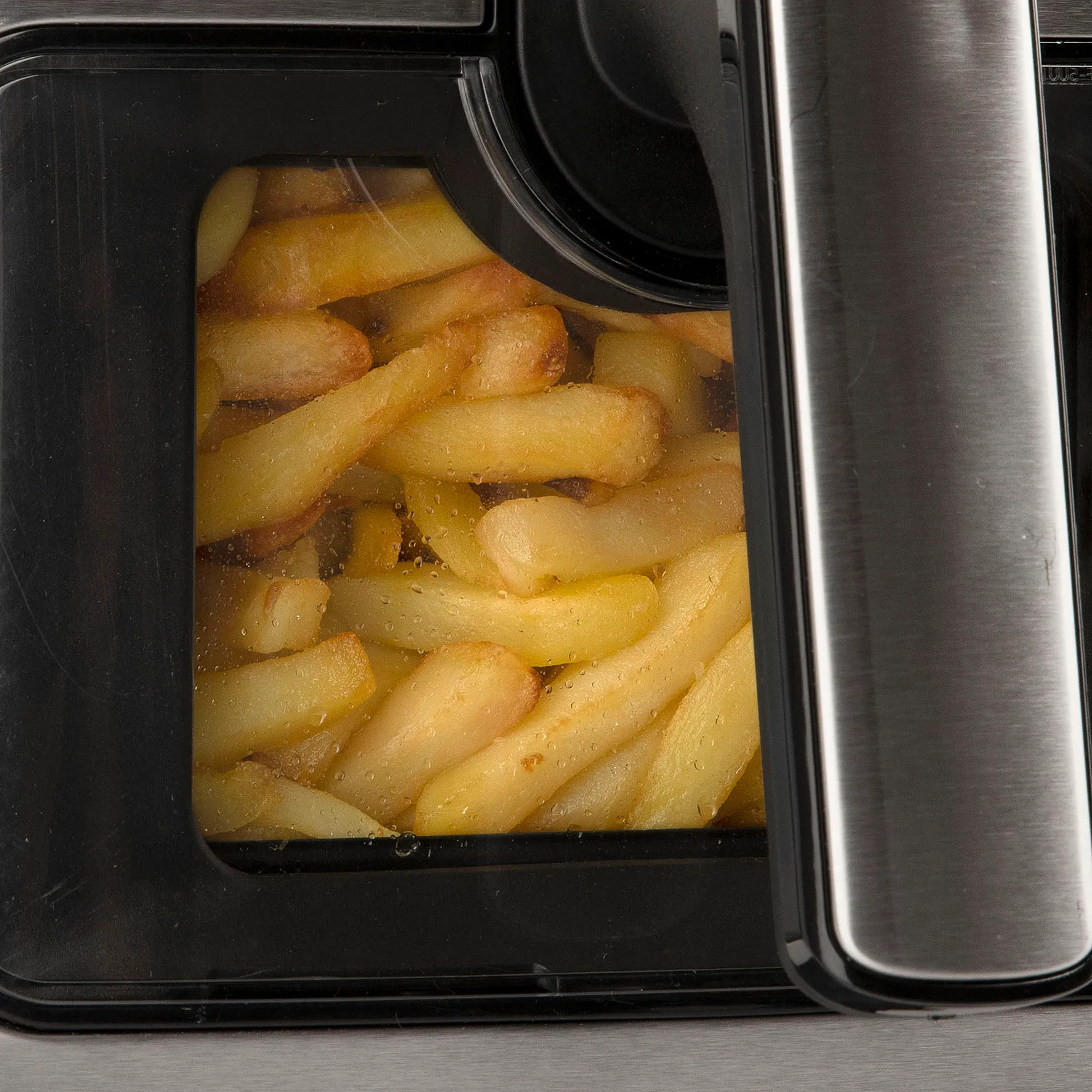 Friggisano Visual Air Fryer 6,5 l, Zilver-zwart G3 Ferrari