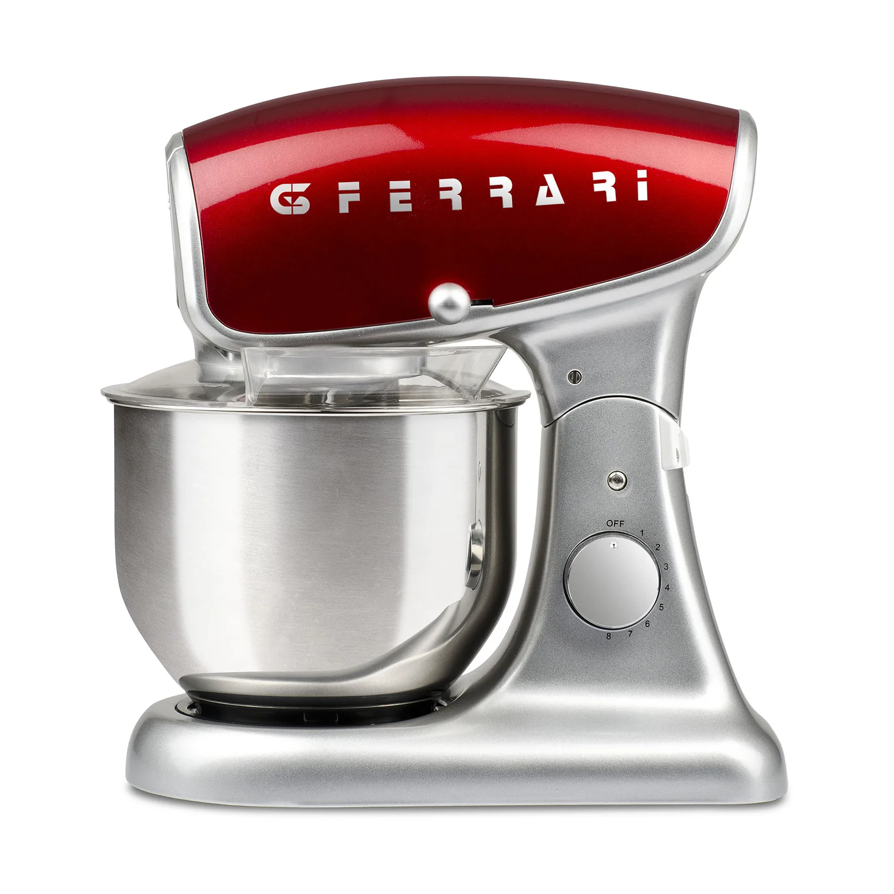 Pastaio deluxe keukenassistent, Zilver-rood G3 Ferrari