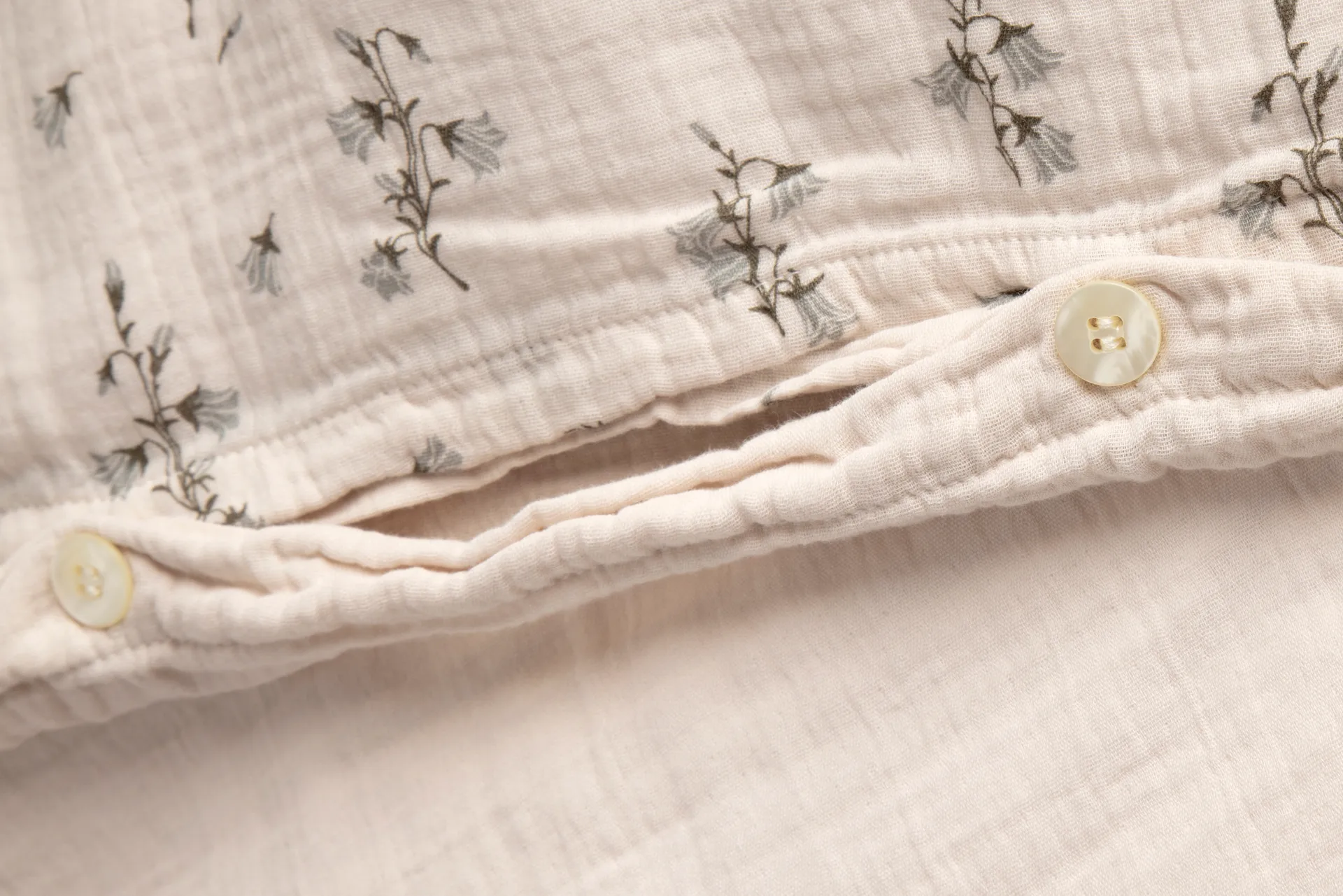 Bluebell Muslin beddengoedset baby, 70x80 cm/28x35 cm Garbo&Friends