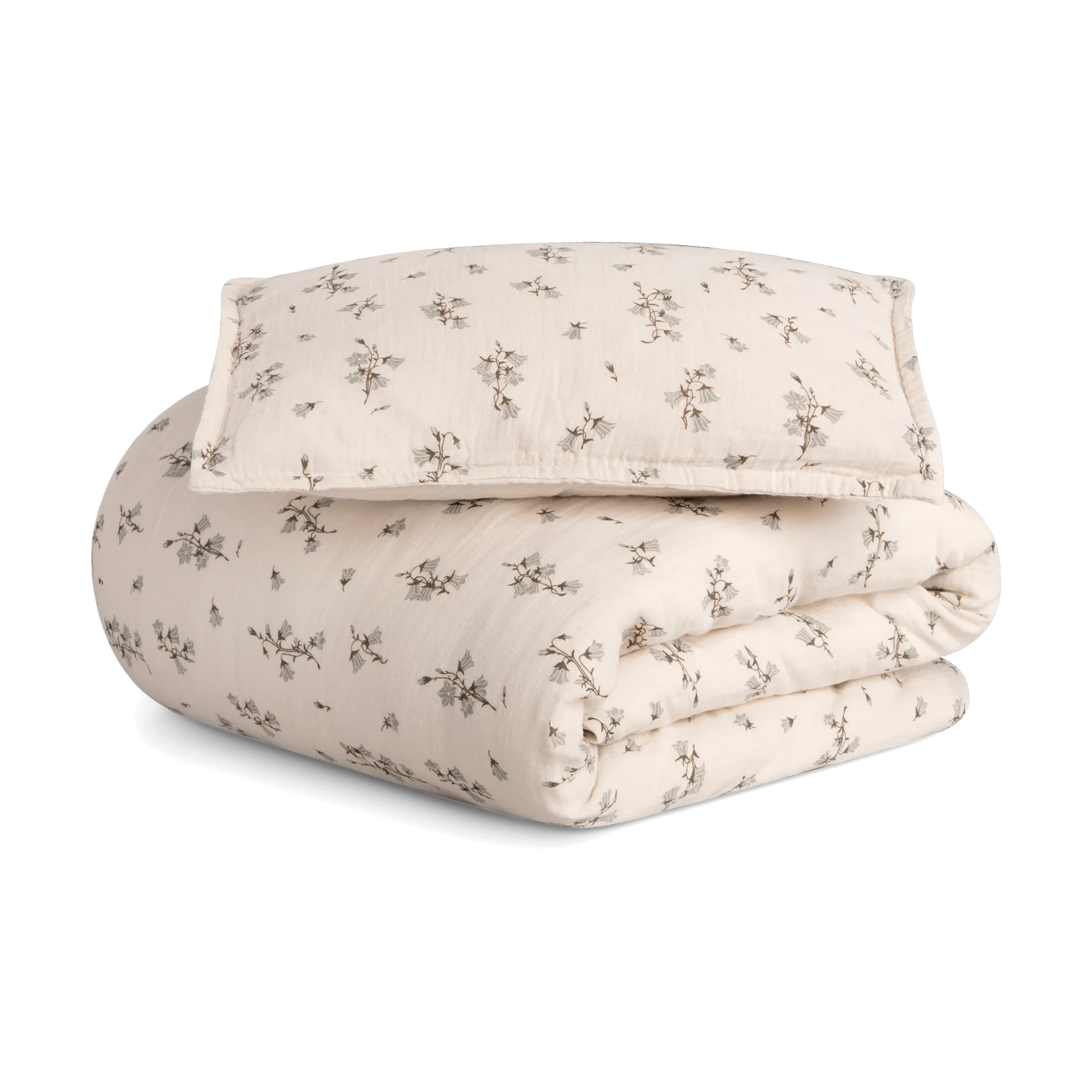 Bluebell Muslin beddengoedset junior, 100x130 cm/35x55 cm Garbo&Friends