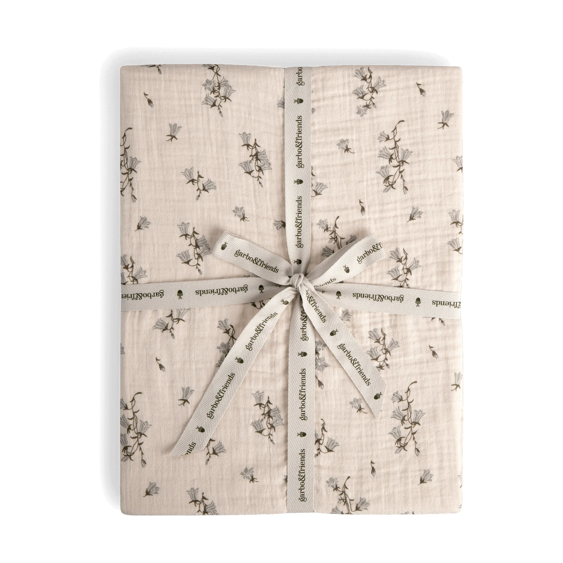 Bluebell Muslin hoeslaken, 60x120x20 cm Garbo&Friends