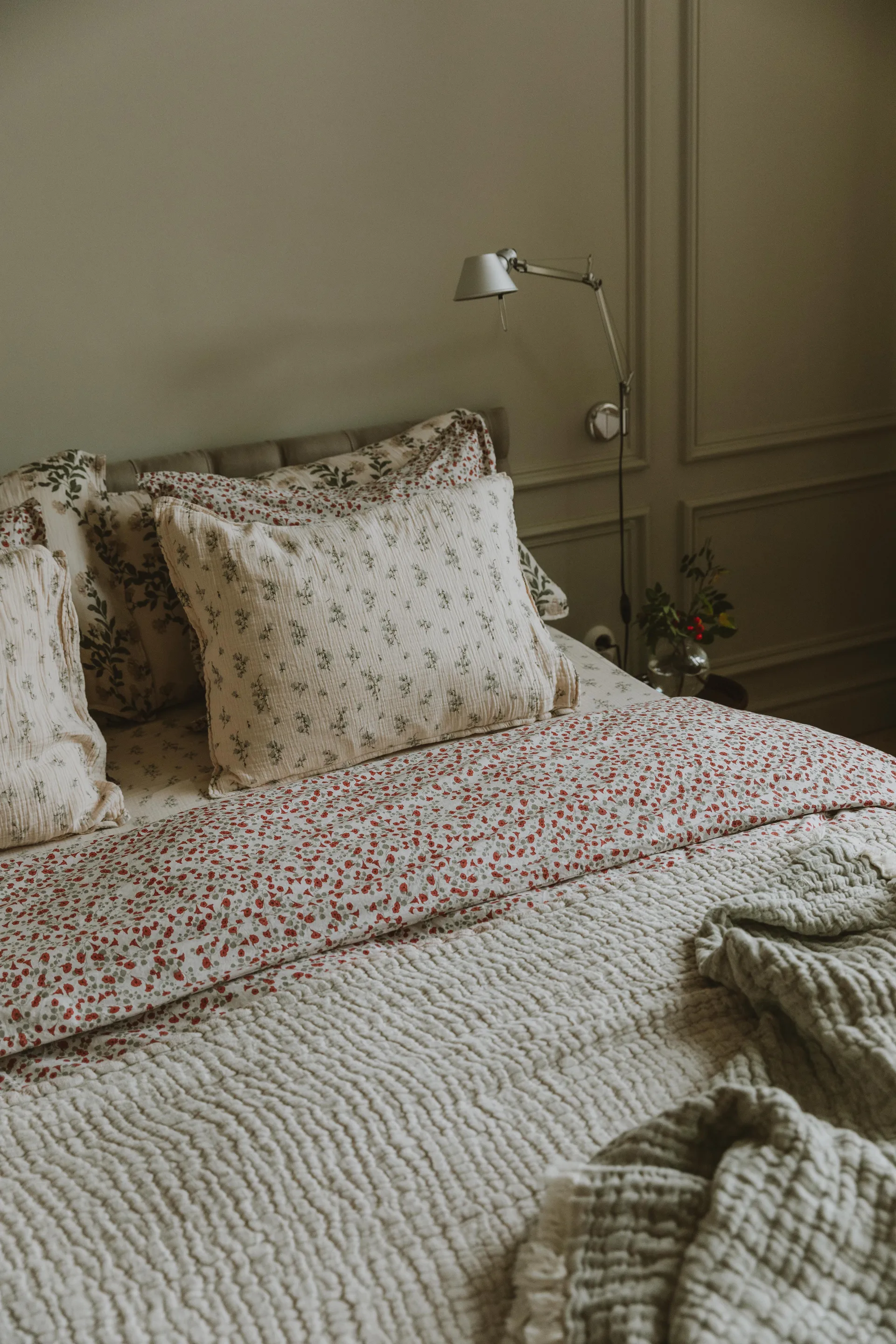 Bluebell Muslin kussensloop, 50x75 cm Garbo&Friends