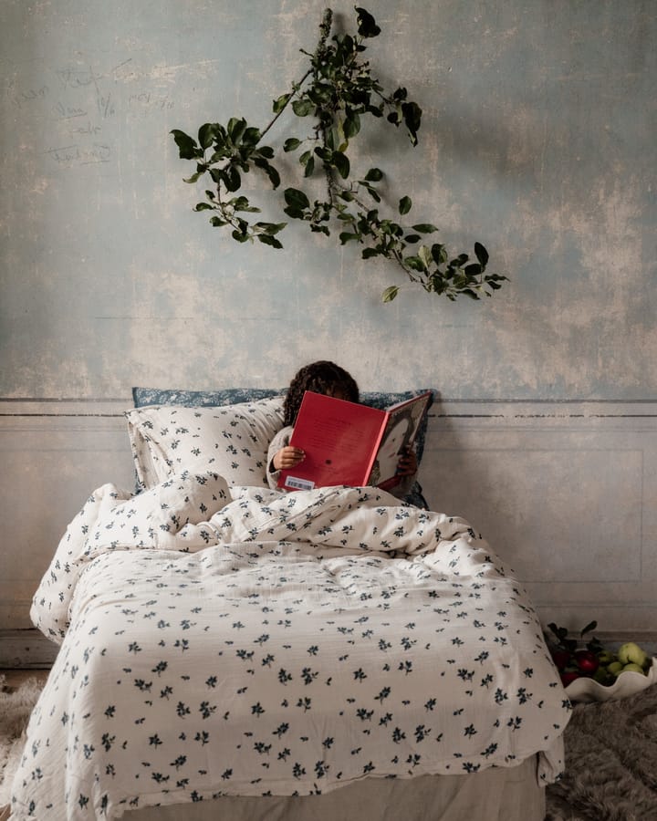 Blueberry Muslin beddengoedset, 140x200 cm/50x70 cm Garbo&Friends