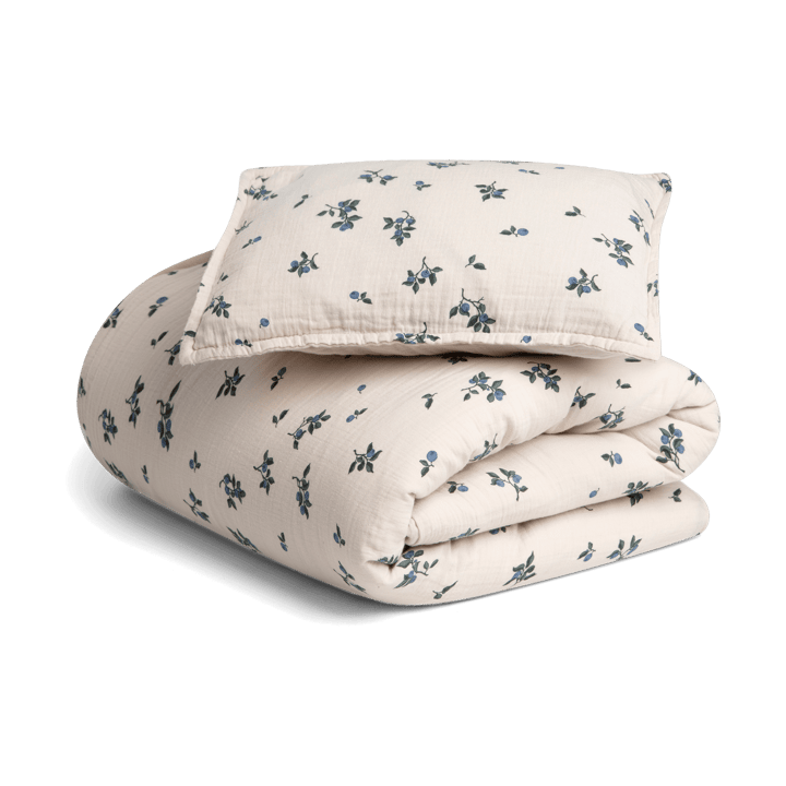 Blueberry Muslin beddengoedset baby - 70x100 cm/40x45 cm - Garbo&Friends