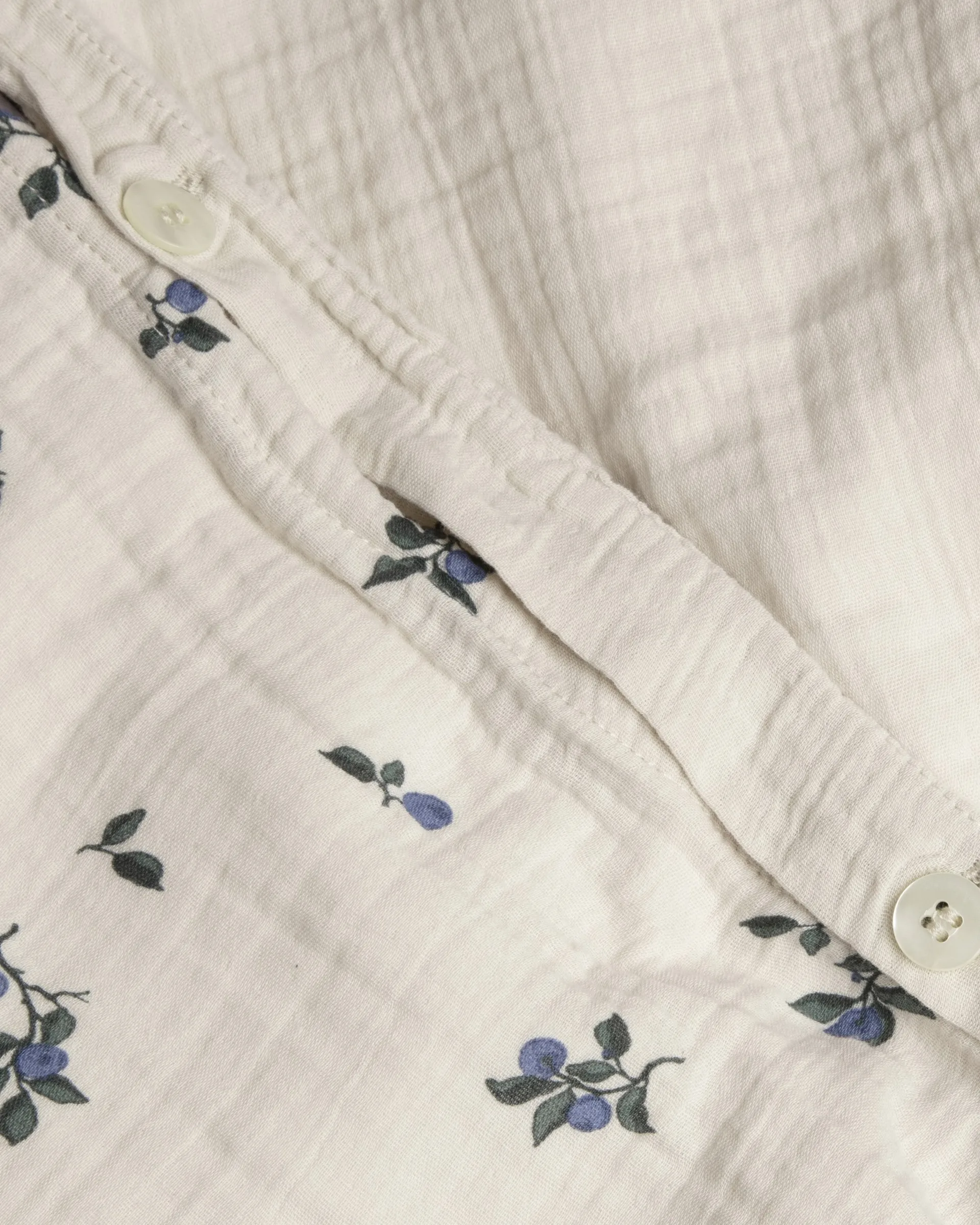 Blueberry Muslin beddengoedset baby, 70x100 cm/40x45 cm Garbo&Friends