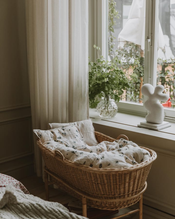 Blueberry Muslin beddengoedset baby, 70x100 cm/40x45 cm Garbo&Friends