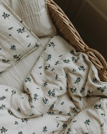 Blueberry Muslin beddengoedset baby - 70x80 cm/28x35 cm - Garbo&Friends