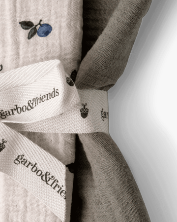 Blueberry Muslin deken klein 2-delig - 60x60 cm - Garbo&Friends