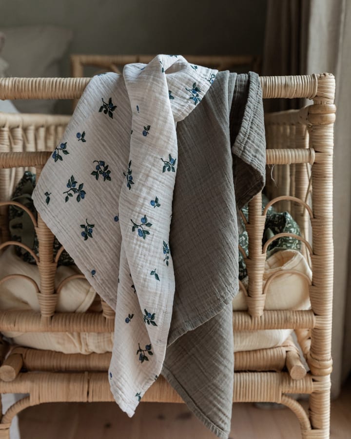 Blueberry Muslin deken klein 2-delig, 60x60 cm Garbo&Friends
