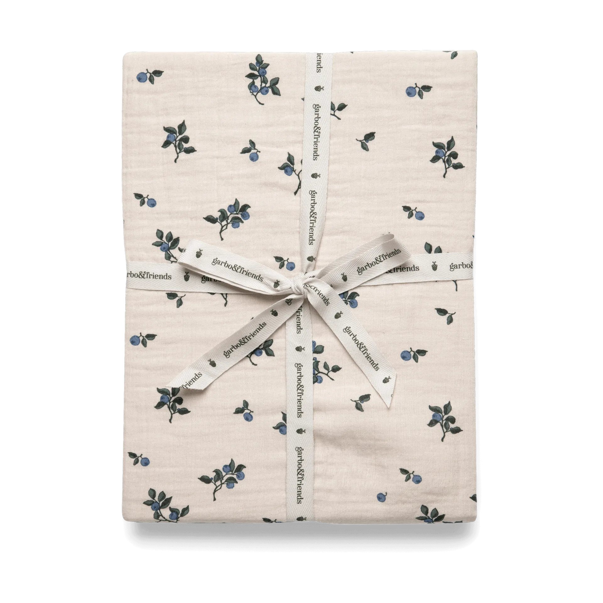 Blueberry Muslin hoeslaken, 180x200x30 cm Garbo&Friends