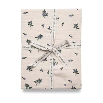 Blueberry Muslin hoeslaken - 180x200x30 cm - Garbo&Friends