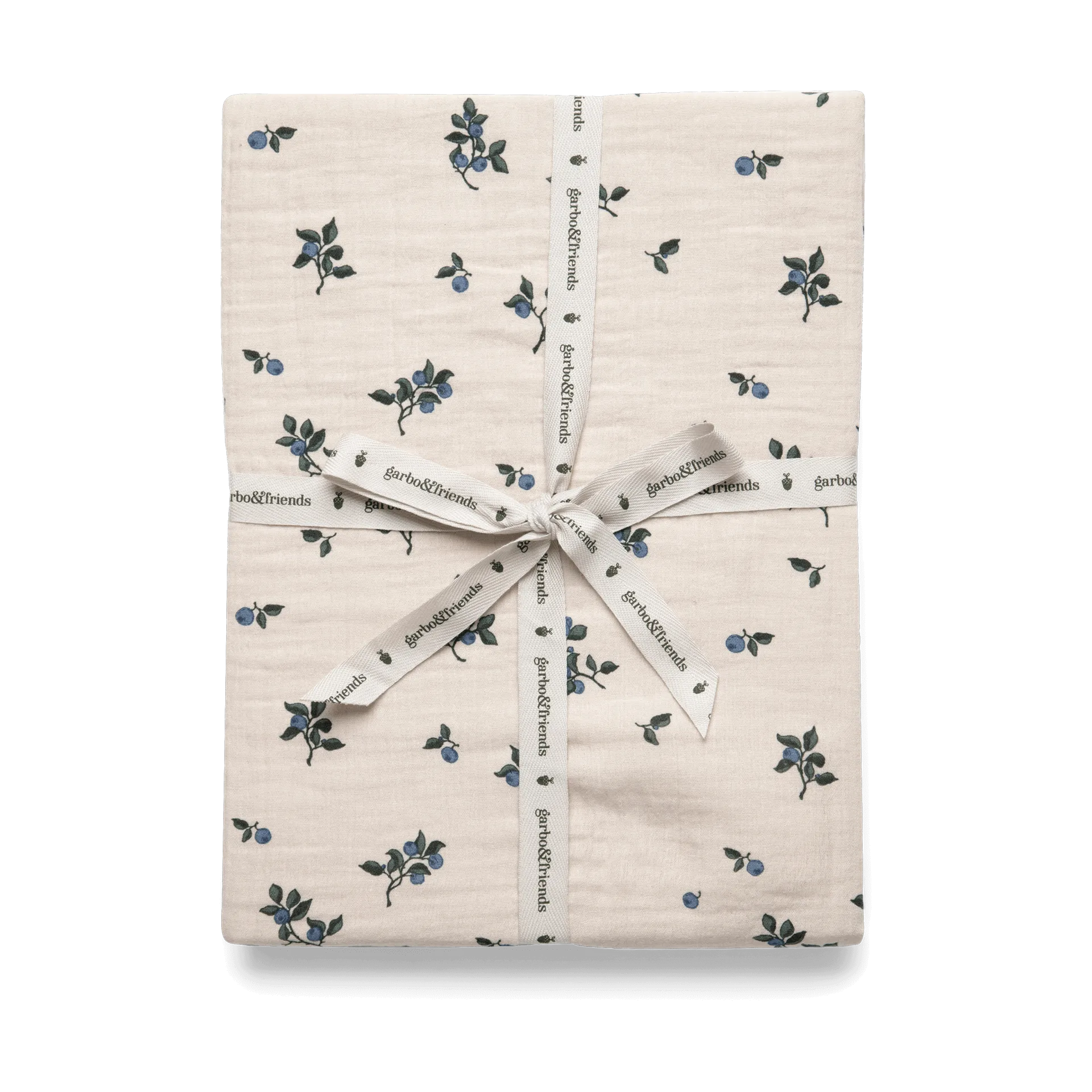 Blueberry Muslin hoeslaken, 60x120x20 cm Garbo&Friends