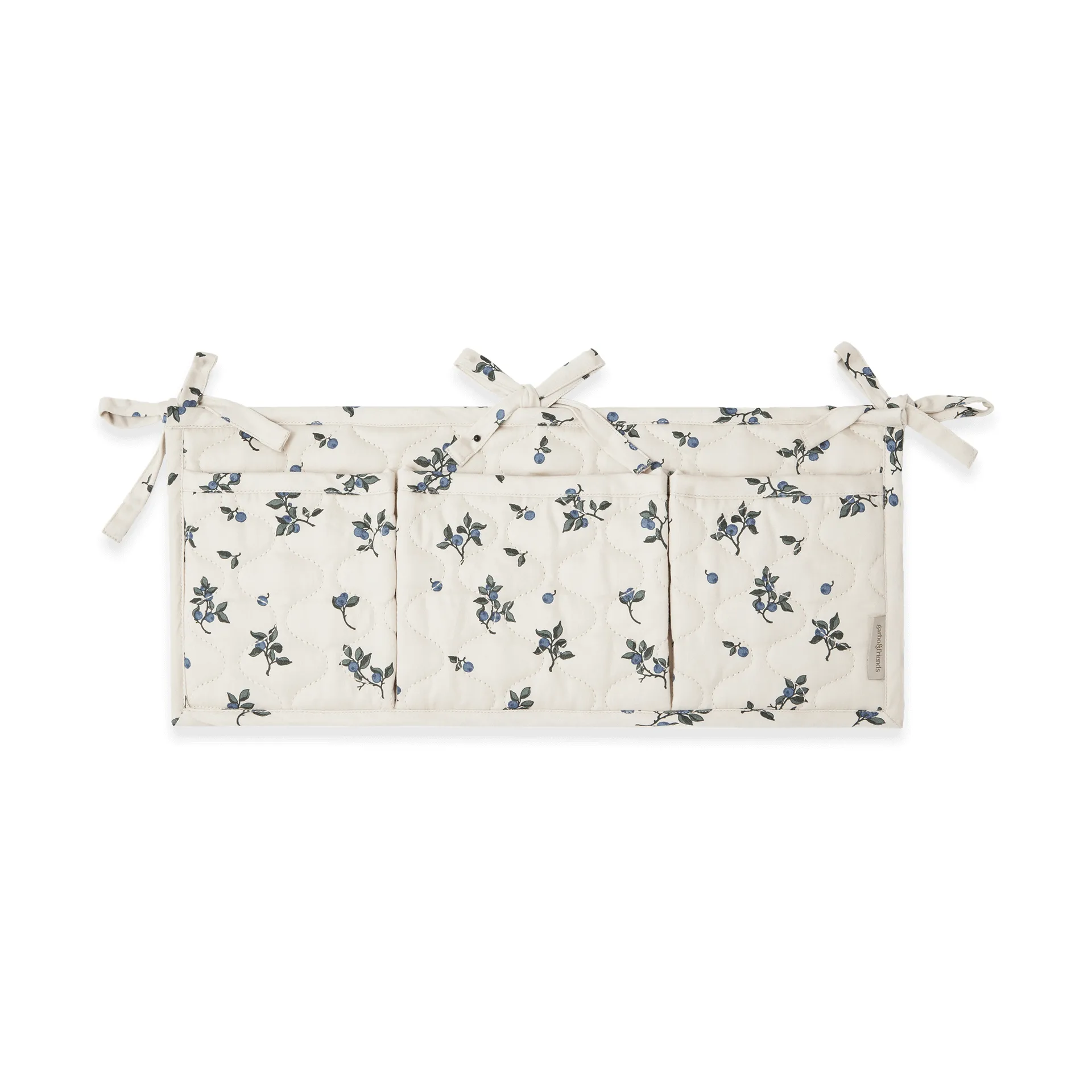 Blueberry satijnen gewatteerd bedzak, 18x43 cm Garbo&Friends