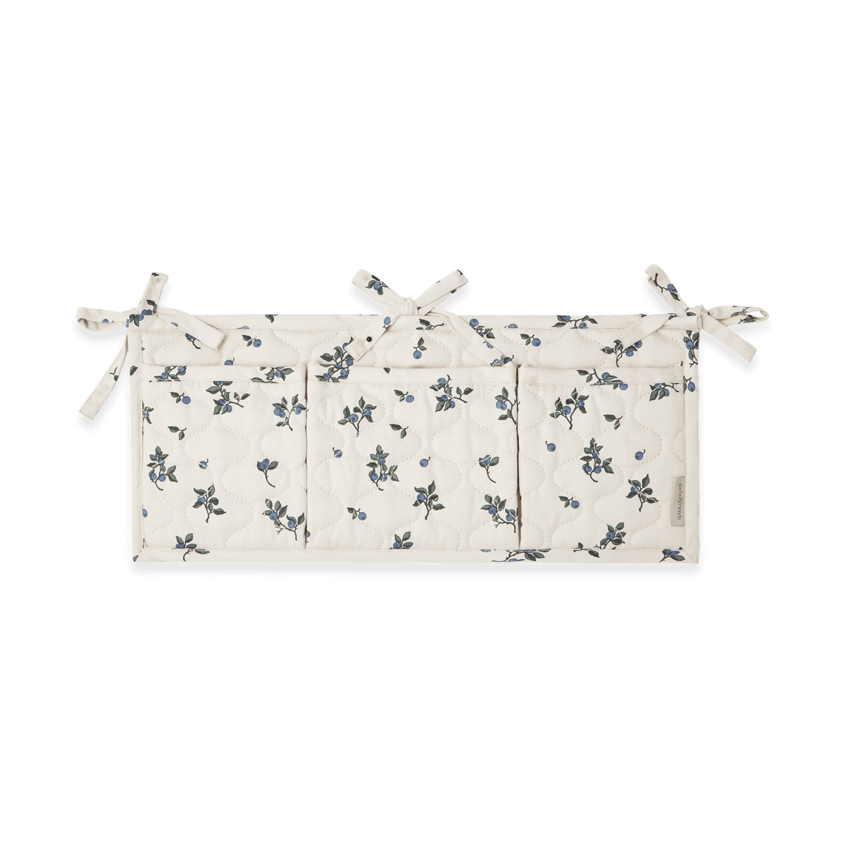 Garbo&Friends Blueberry satijnen gewatteerd bedzak 18x43 cm