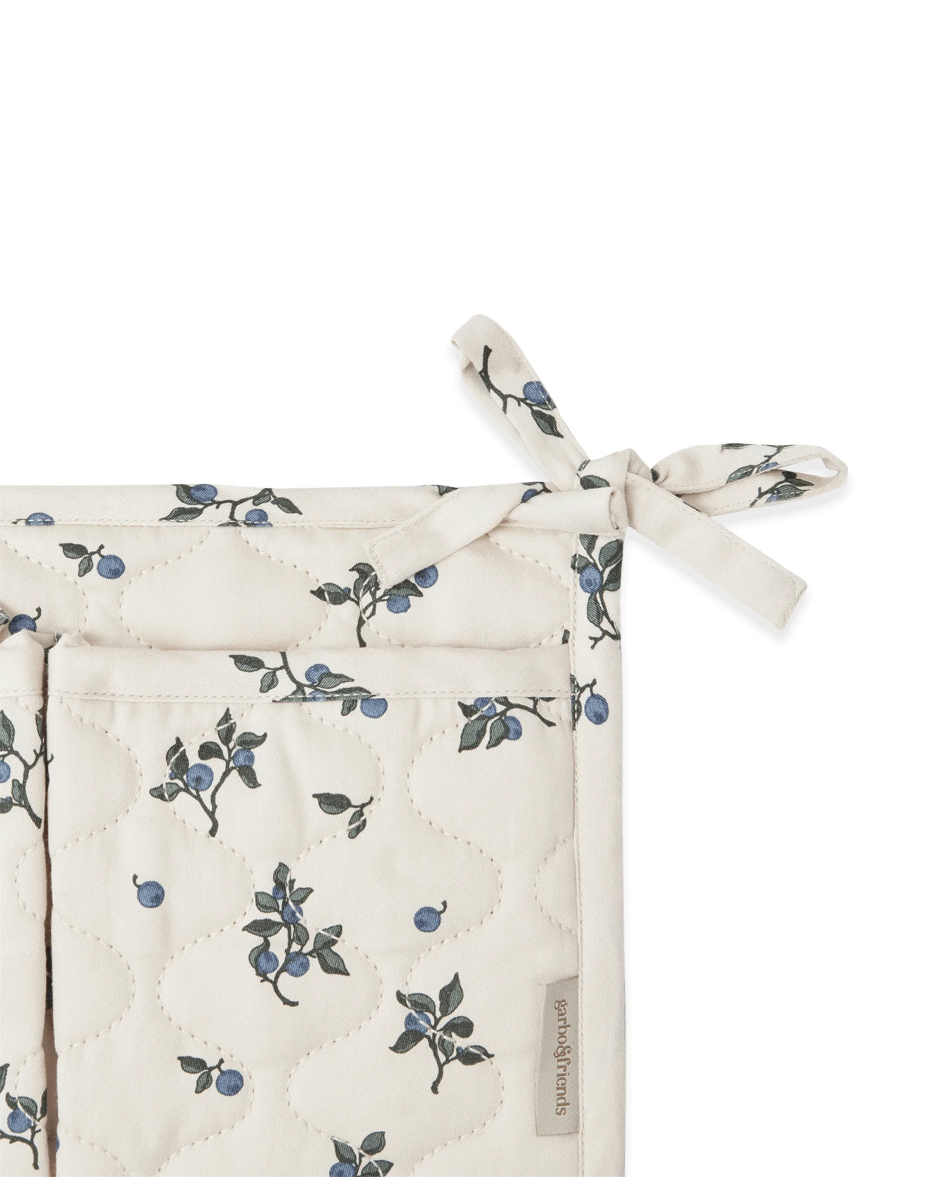 Blueberry satijnen gewatteerd bedzak, 18x43 cm Garbo&Friends