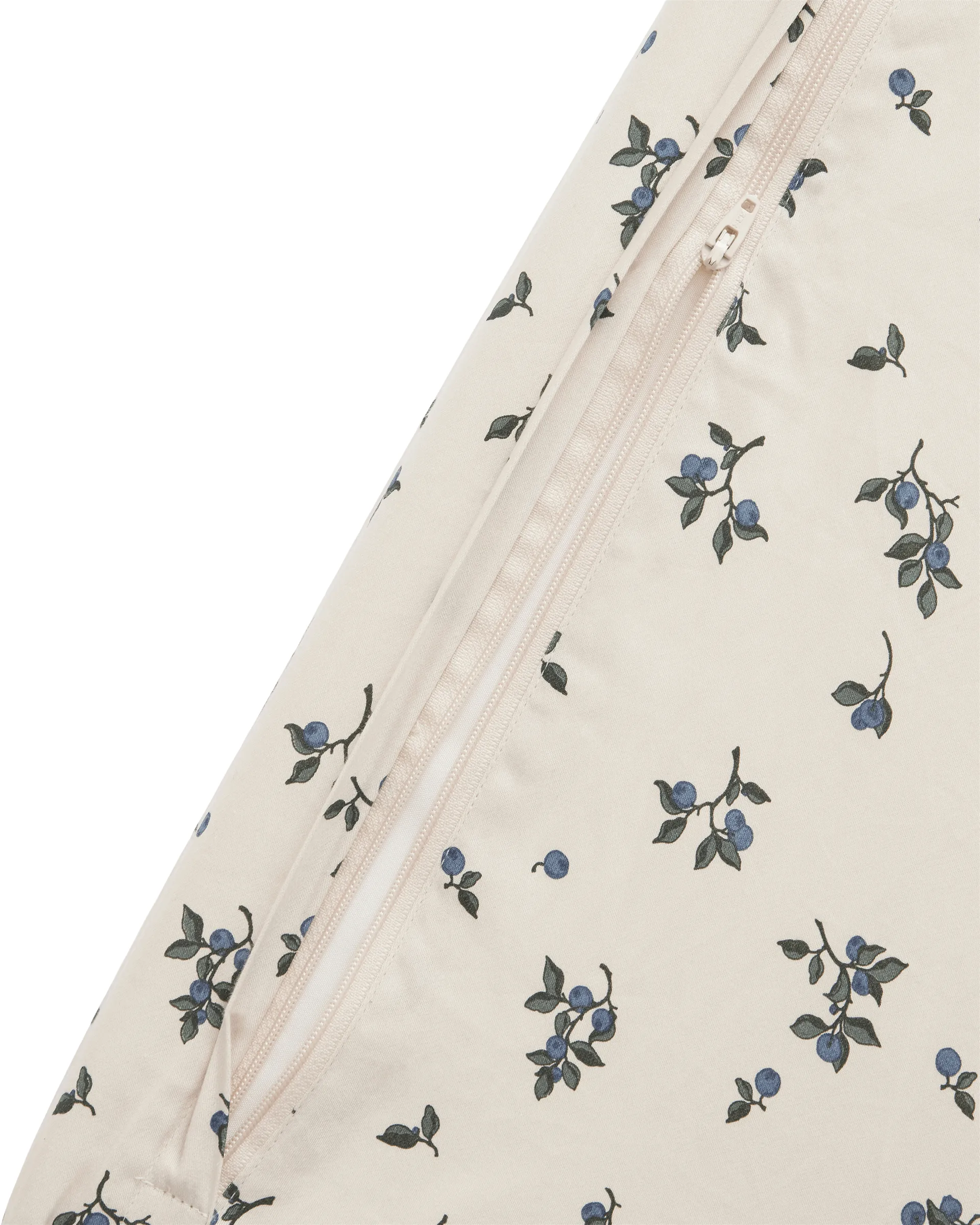 Blueberry satijnen gewatteerd verschoningskussen, 50x65x9 cm Garbo&Friends