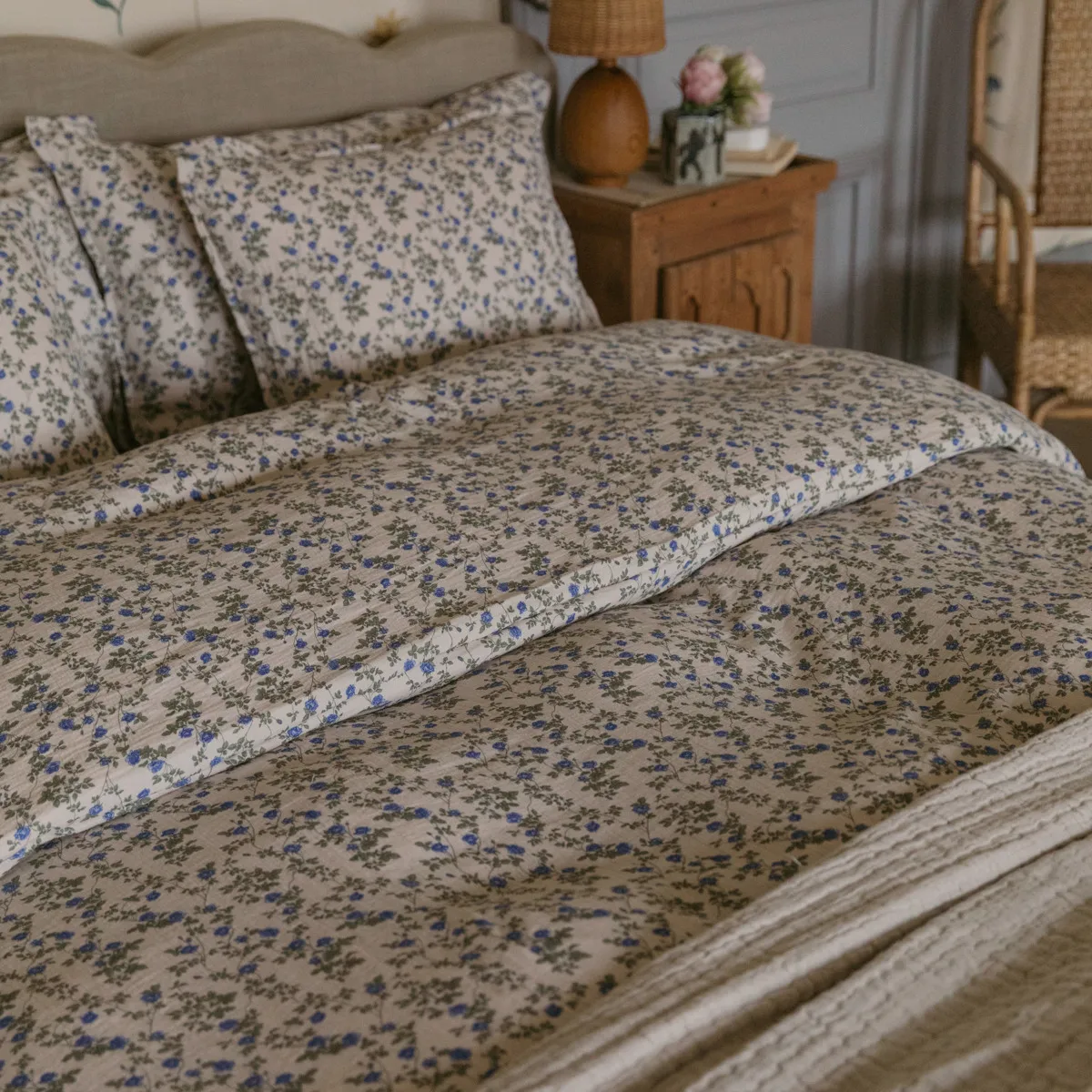 Dainty Muslin dekbedovertrek dubbel, 220x220 cm Garbo&Friends