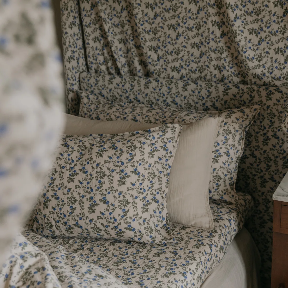 Dainty Muslin kussensloop, 50x60 cm Garbo&Friends