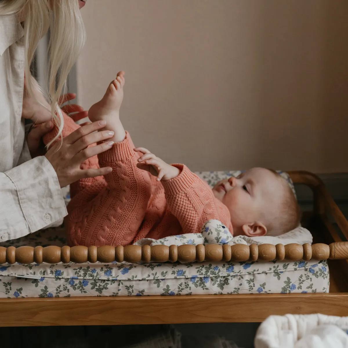 Dainty satin verschoningsmatje, 50x65x9 cm Garbo&Friends