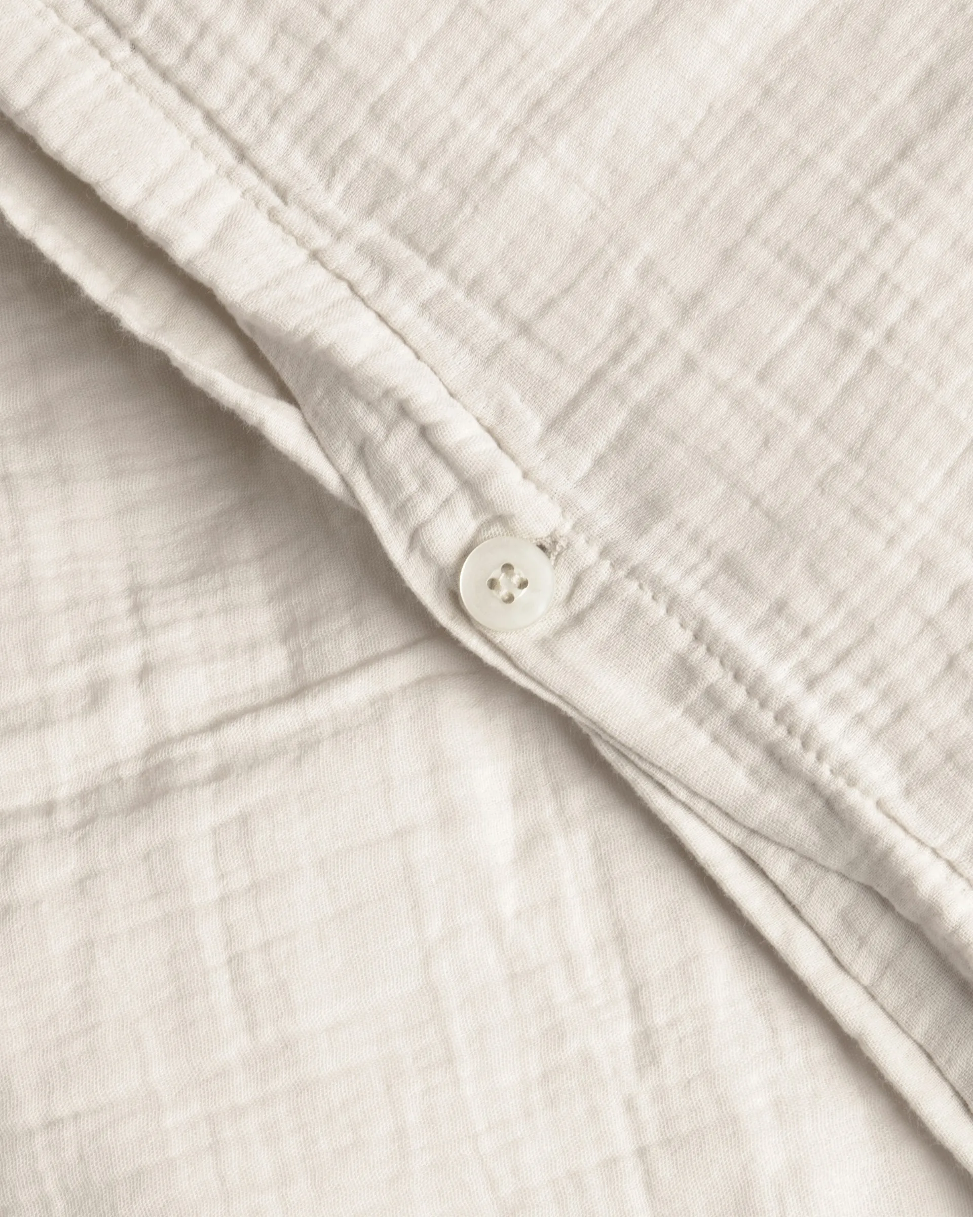 Eggshell Muslin beddengoedset, 140x200 cm/50x75 cm Garbo&Friends