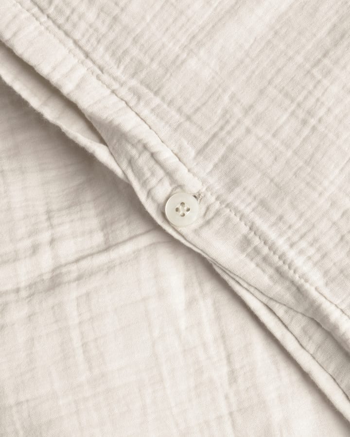 Eggshell Muslin beddengoedset, 150x210 cm/50x60 cm Garbo&Friends