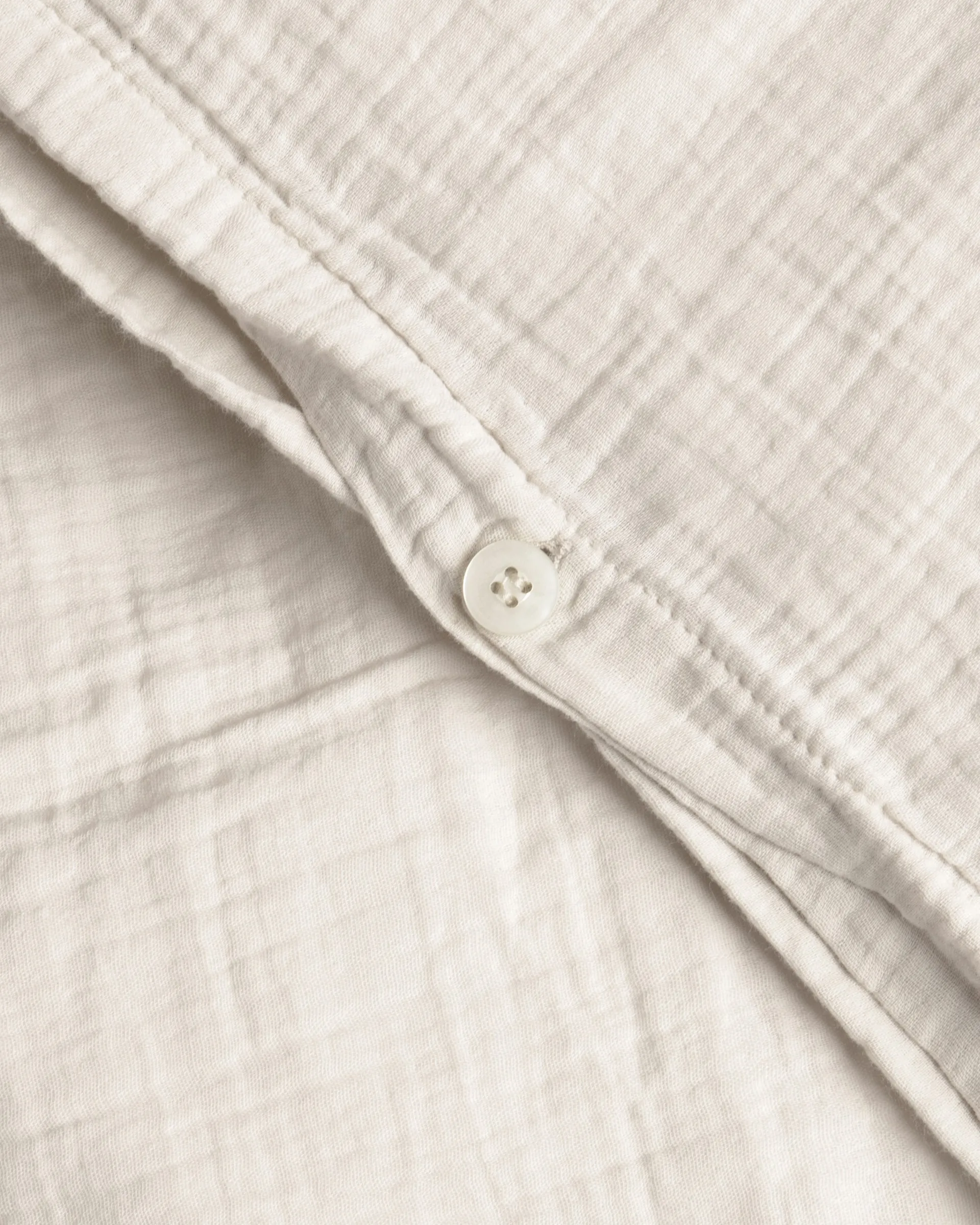 Eggshell Muslin beddengoedset junior, 100x130 cm/35x55 cm Garbo&Friends