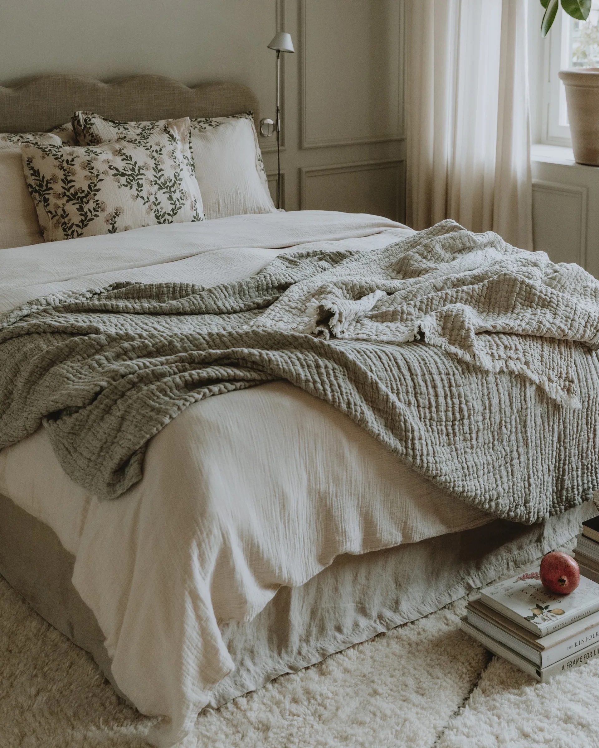 Eggshell Muslin dekbedovertrek double, 220X220 cm Garbo&Friends