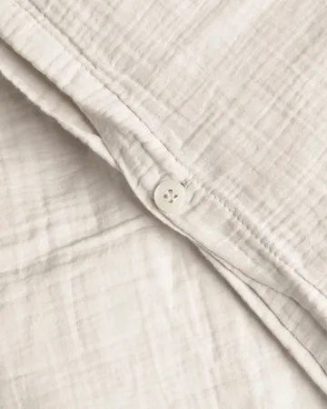 Eggshell Muslin dekbedovertrek double - 240x220 cm - Garbo&Friends