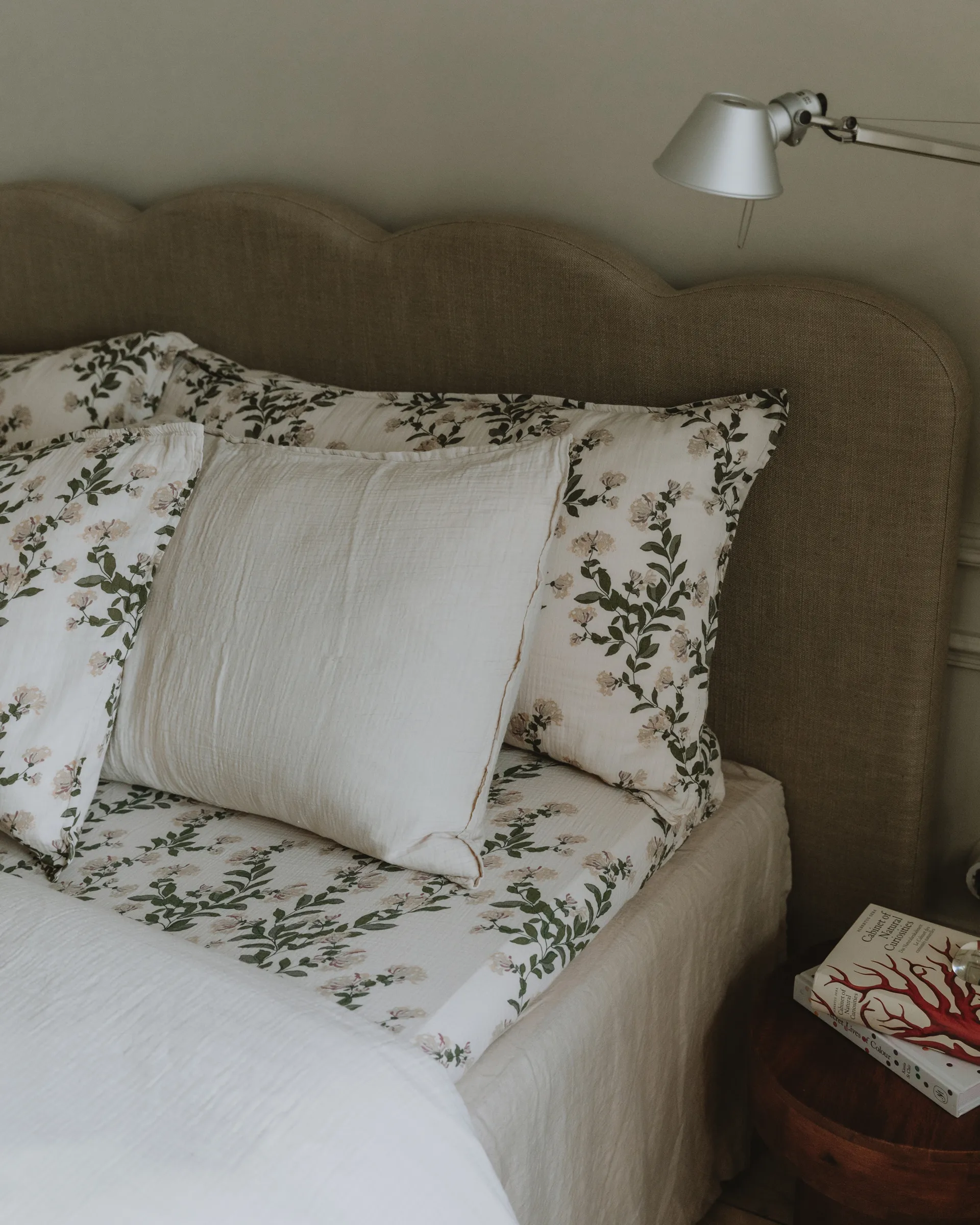 Eggshell Muslin kussensloop, 50x75cm Garbo&Friends