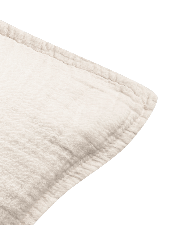 Eggshell Muslin kussensloop, 50x90 cm Garbo&Friends
