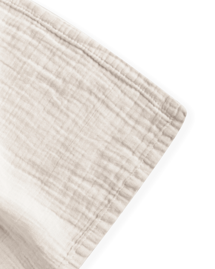 Eggshell Muslin Swaddle deken, 110x110 cm Garbo&Friends
