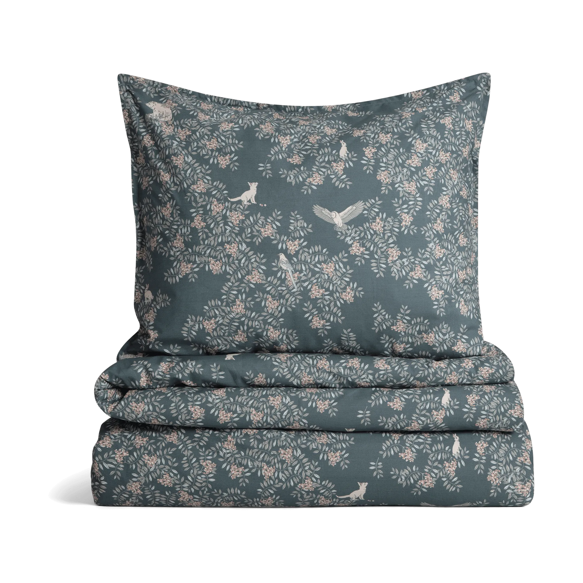 Fauna Forest beddengoedset, 140x200 cm/60x63 cm Garbo&Friends
