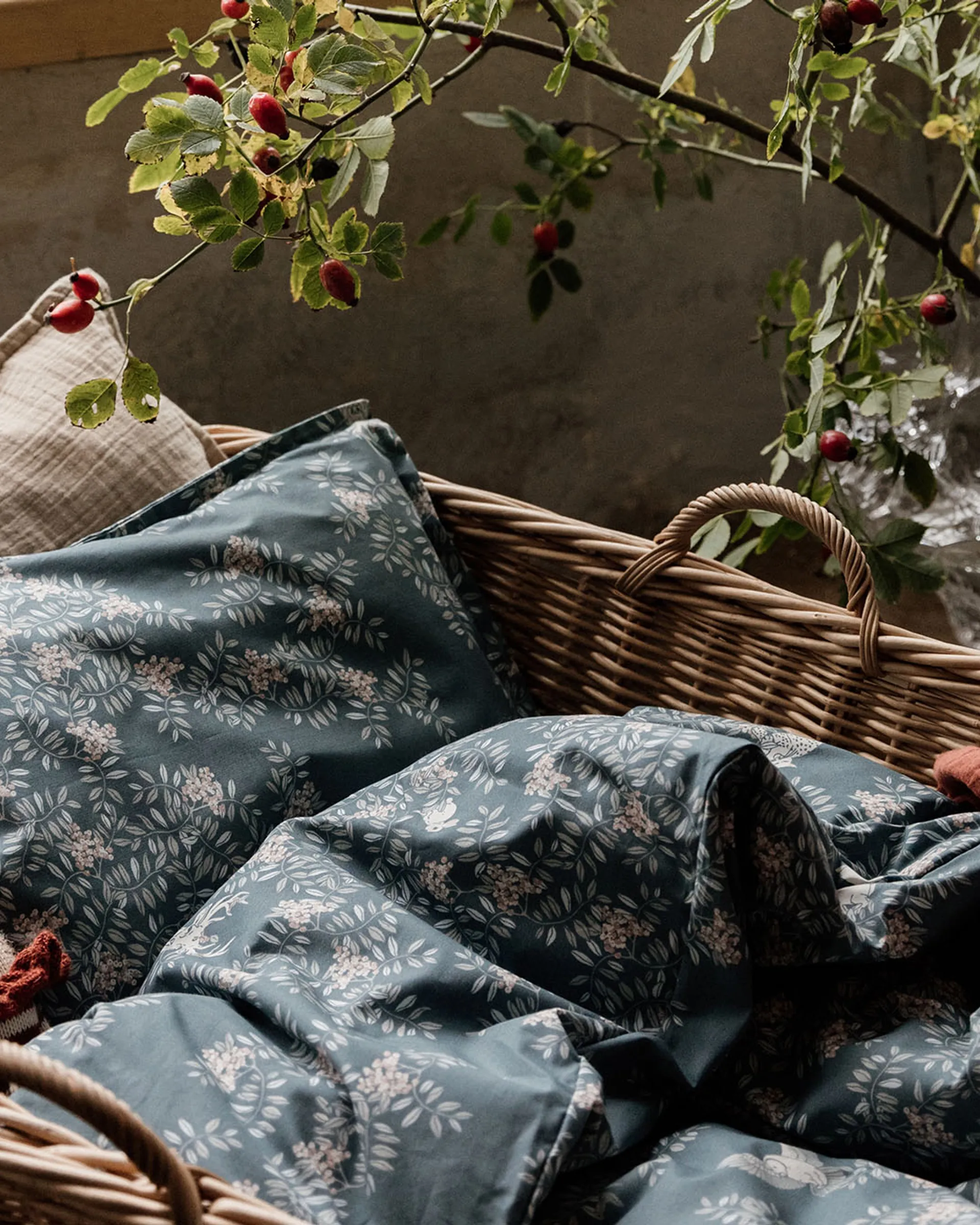 Fauna Forest beddengoedset baby, 70x100 cm/40x45 cm Garbo&Friends