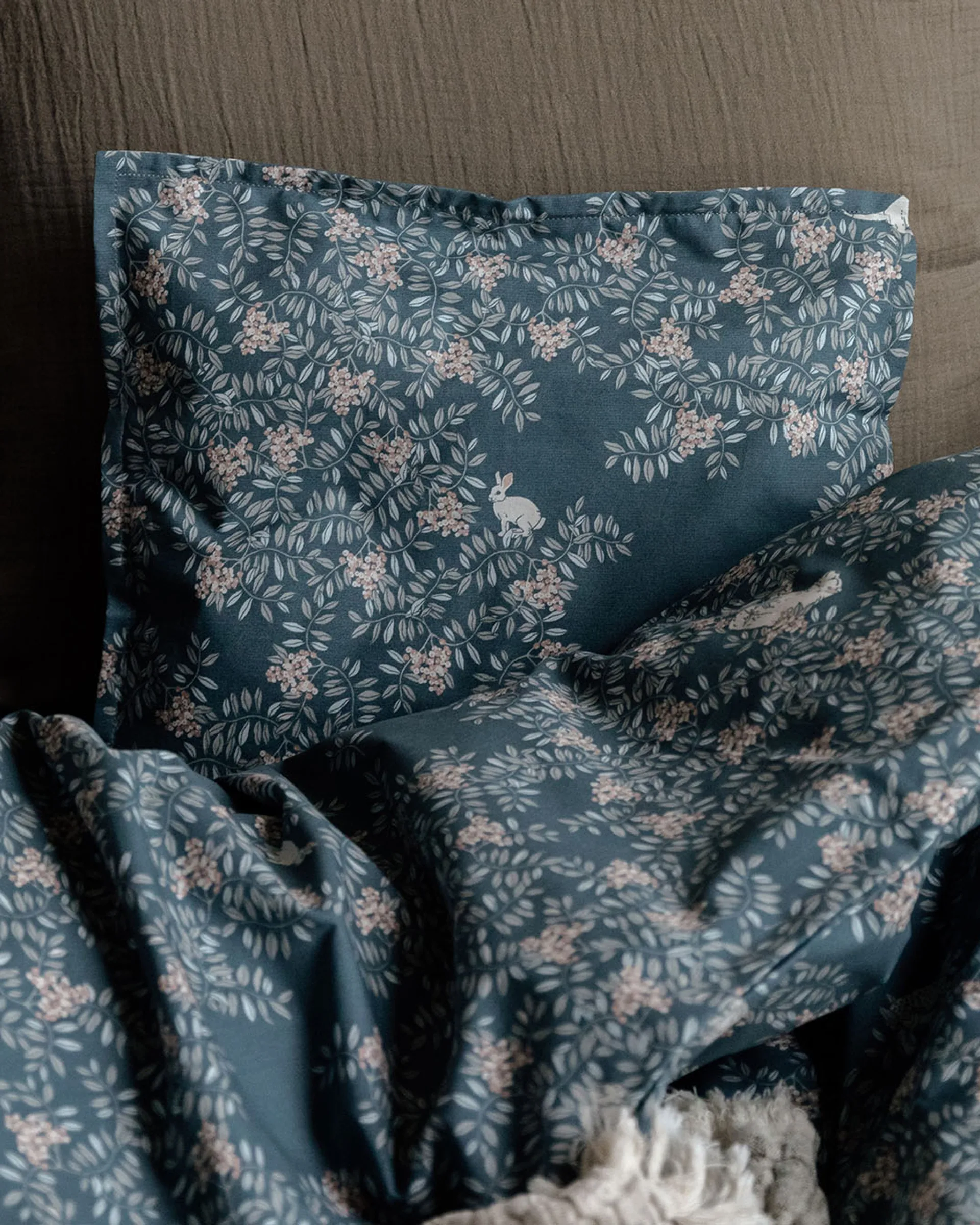 Fauna Forest beddengoedset junior, 100x140 cm/40x45 cm Garbo&Friends