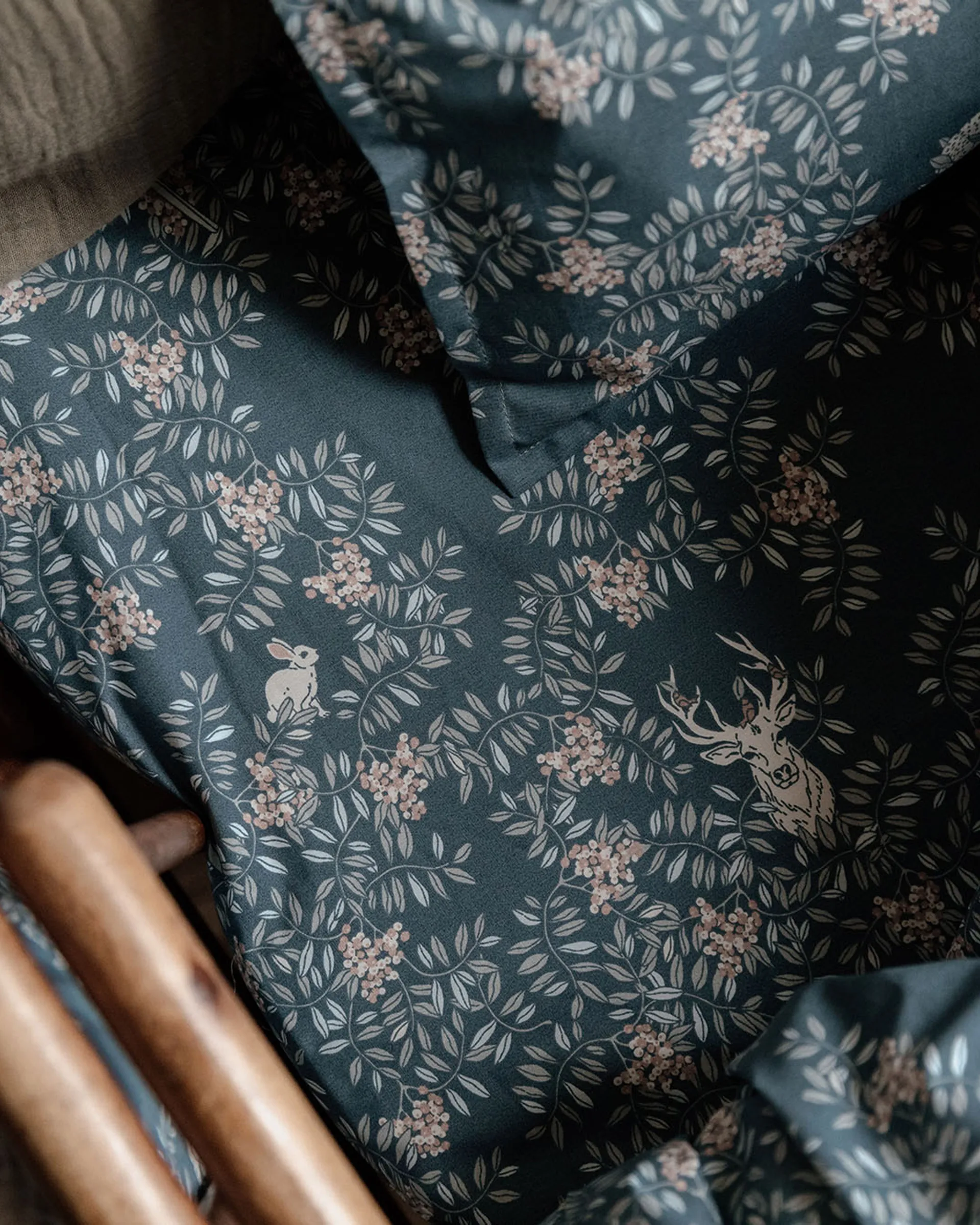 Fauna Forest hoeslaken, 60x120x20 cm Garbo&Friends