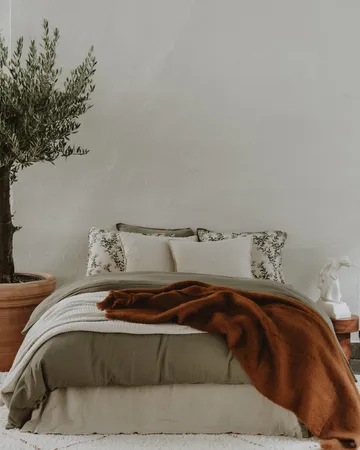 Geranium Muslin dekbedovertrek double - 240x220 cm - Garbo&Friends