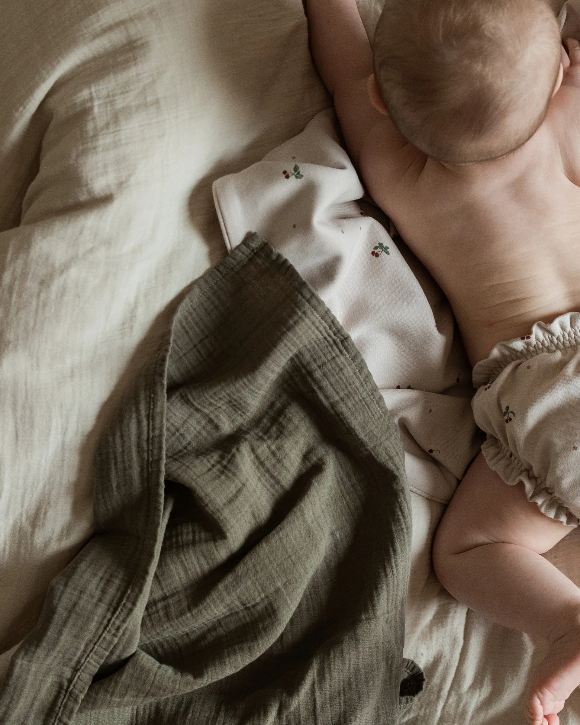 Geranium Muslin Swaddle deken, 110x110 cm Garbo&Friends