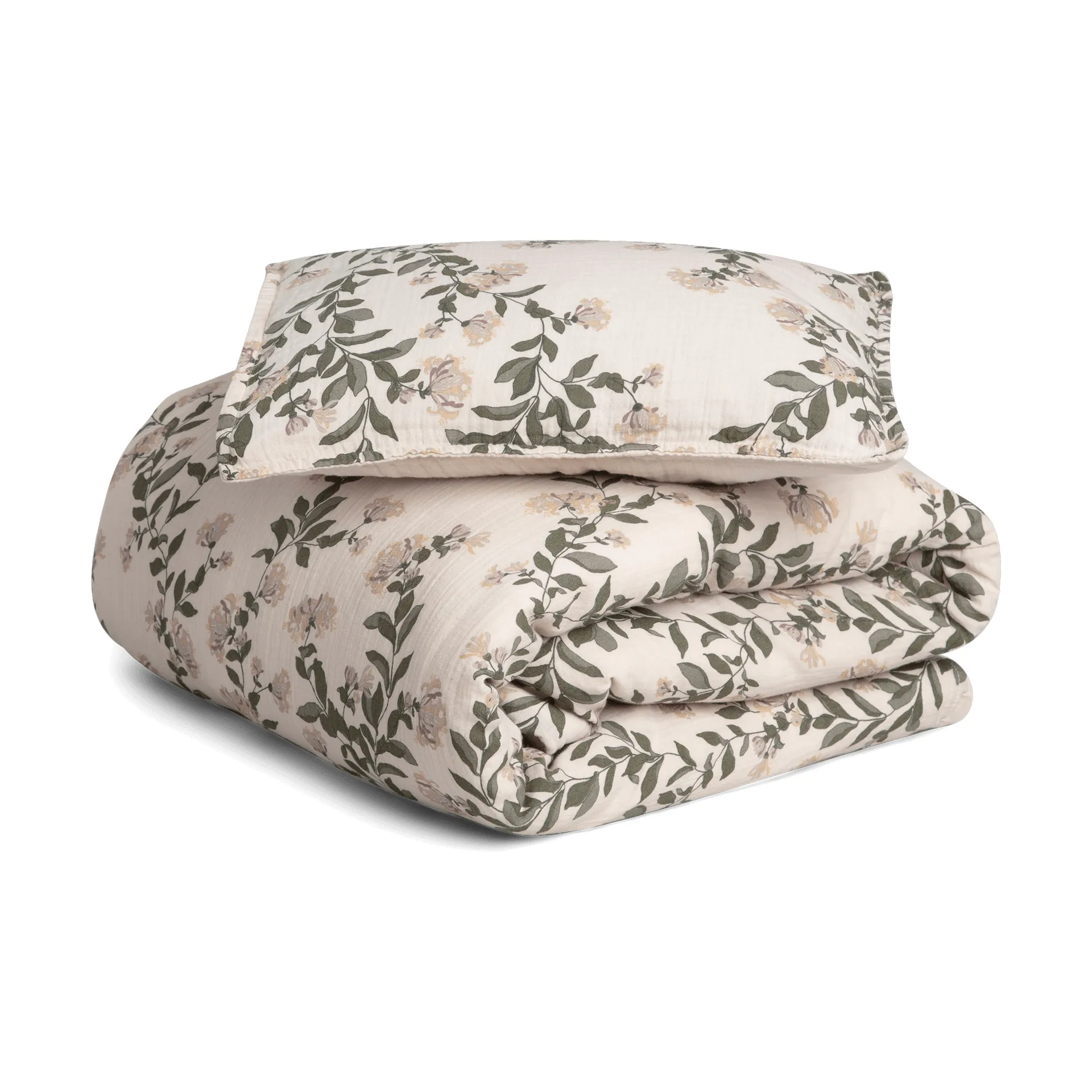 Honeysuckle Muslin beddengoedset junior, 100x140 cm/40x60 cm Garbo&Friends