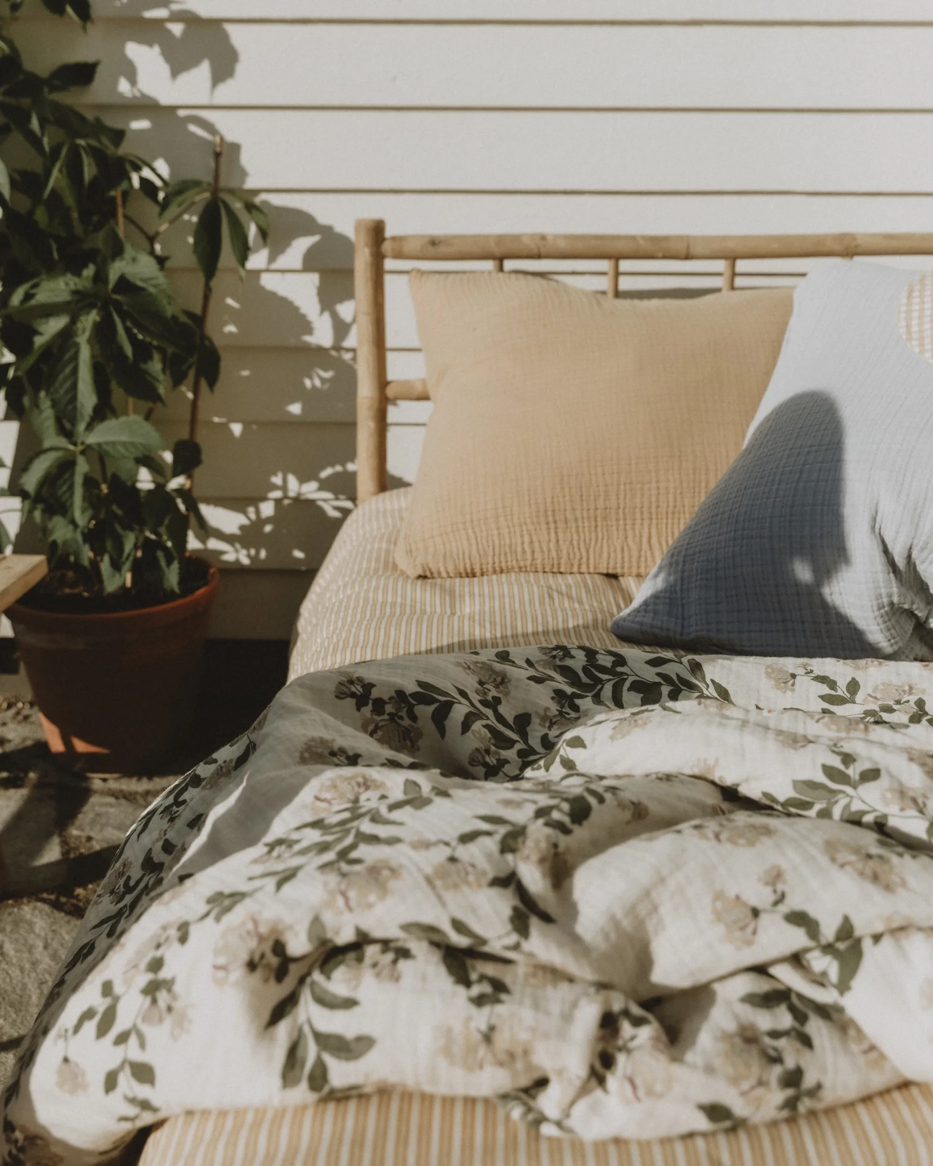 Honeysuckle Muslin gewatteerde deken, 100x140 cm Garbo&Friends