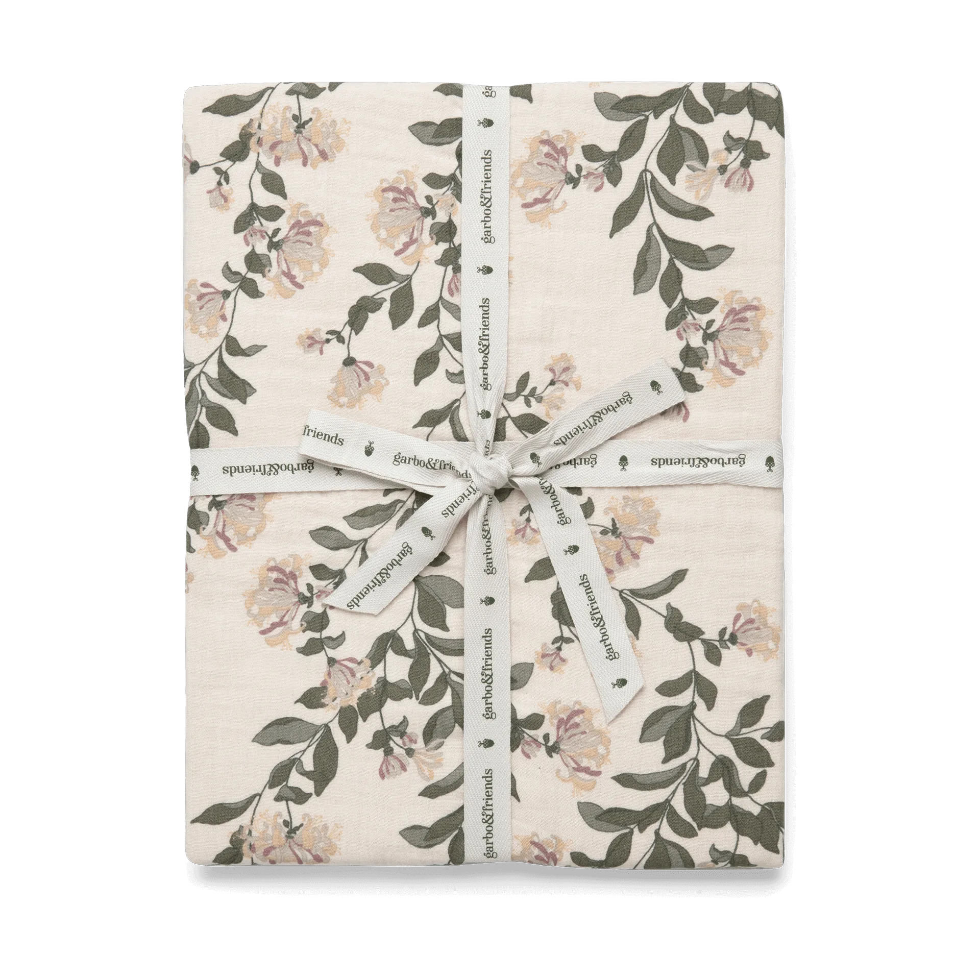 Honeysuckle Muslin hoeslaken, 160x200x30 cm Garbo&Friends