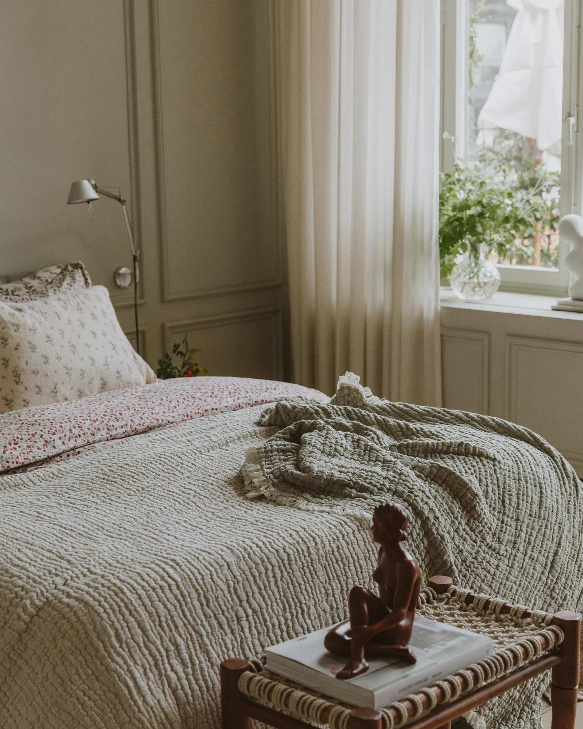 Mellow bedsprei double, Lin, 160x260 cm Garbo&Friends