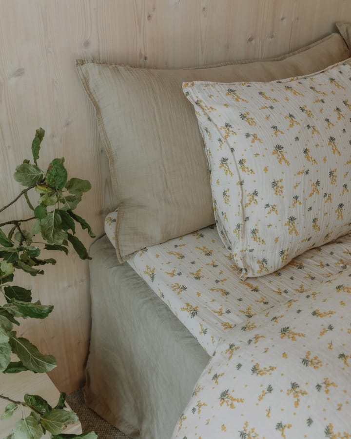Mimosa Muslin hoeslaken, 180x200x30 cm Garbo&Friends