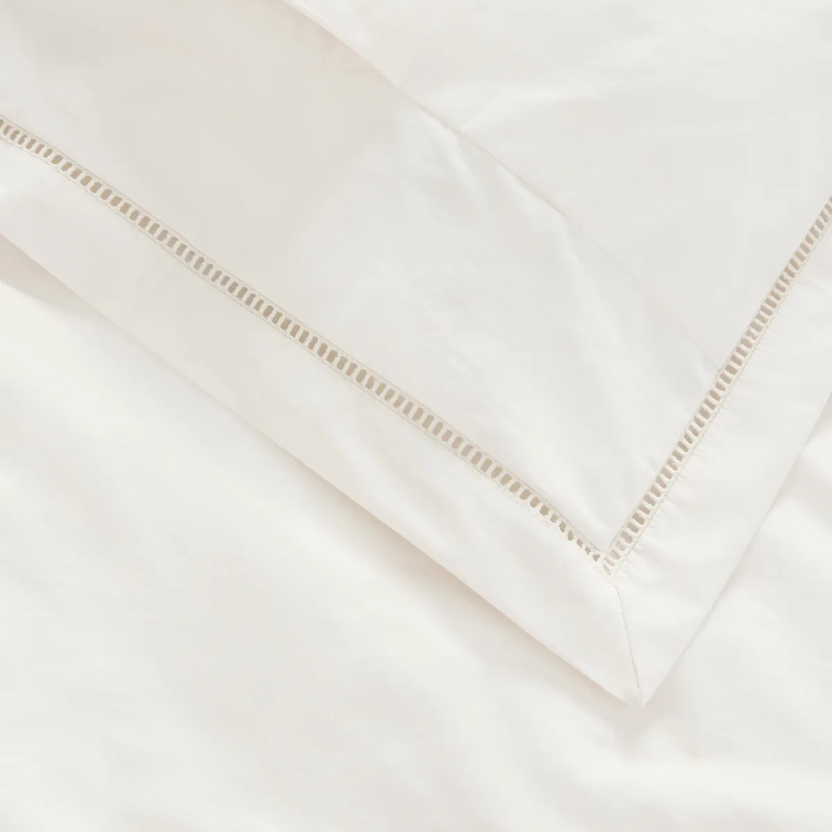 Pearl Ladder Lace bedset baby, 70x80 cm/28x35 cm Garbo&Friends