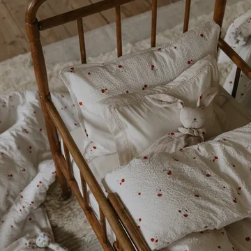 Pearl Ladder Lace bedset baby - 70x80 cm/28x35 cm - Garbo&Friends