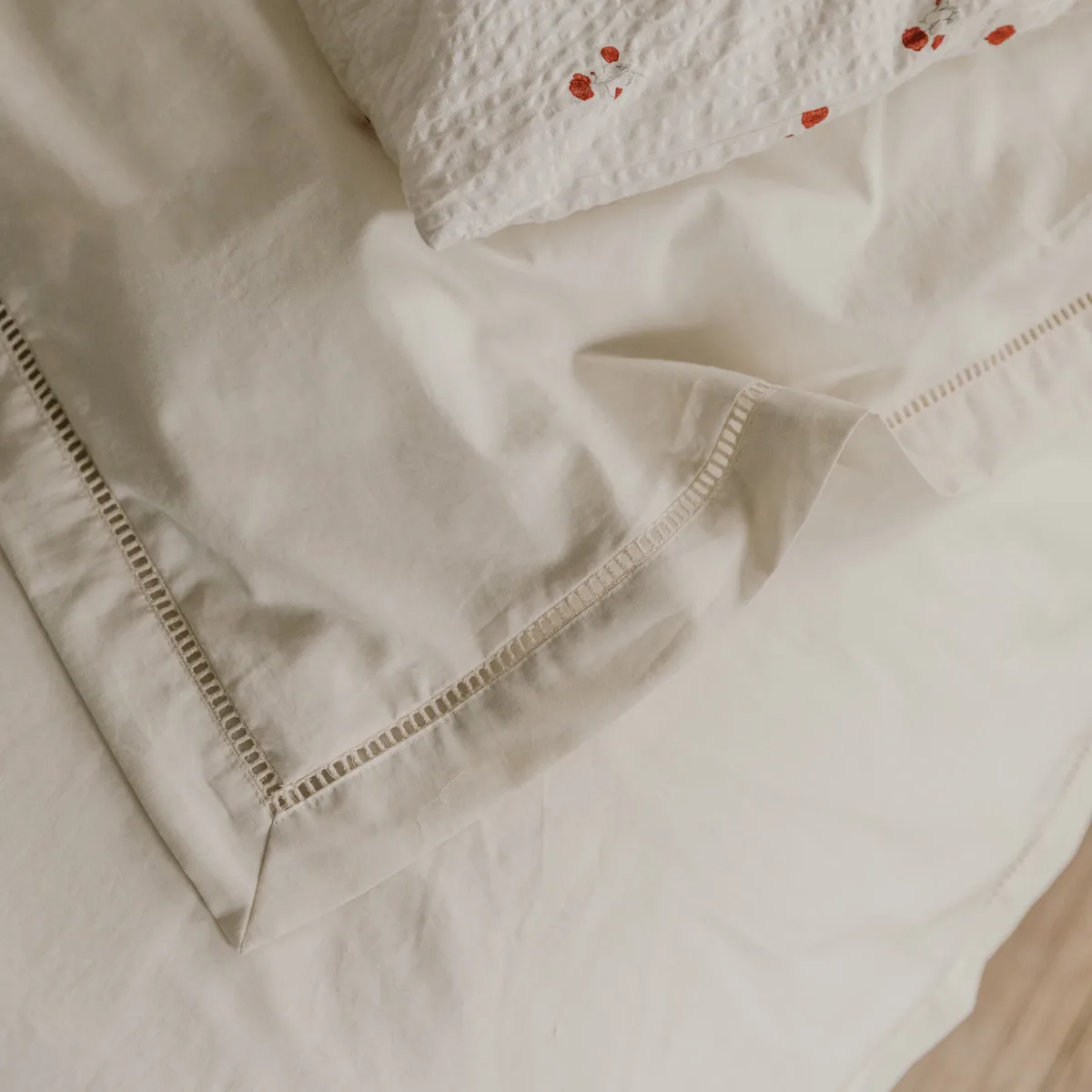 Pearl Ladder Lace dekbedovertrek, 150x210 cm Garbo&Friends