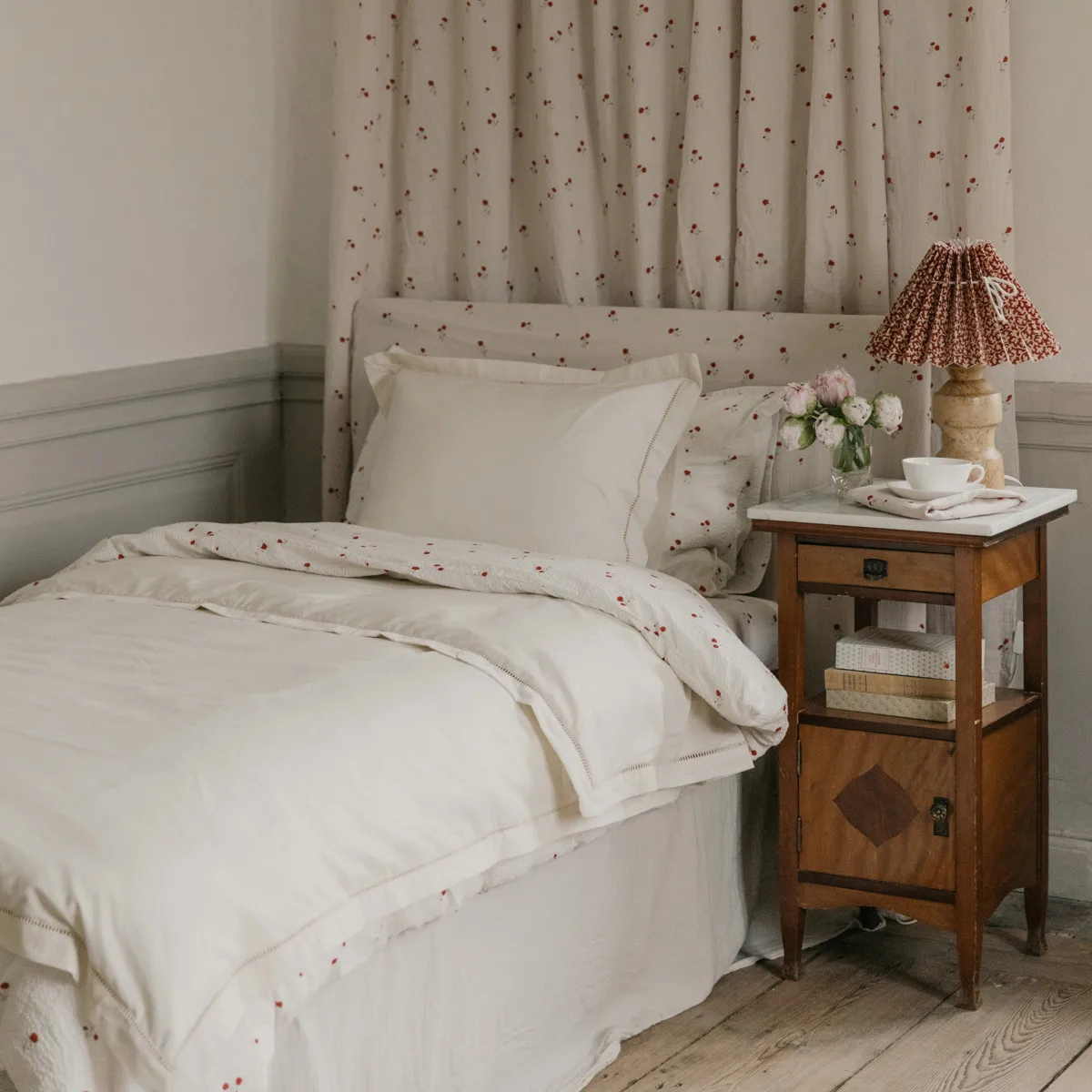 Pearl Ladder Lace dekbedovertrek, 150x210 cm Garbo&Friends