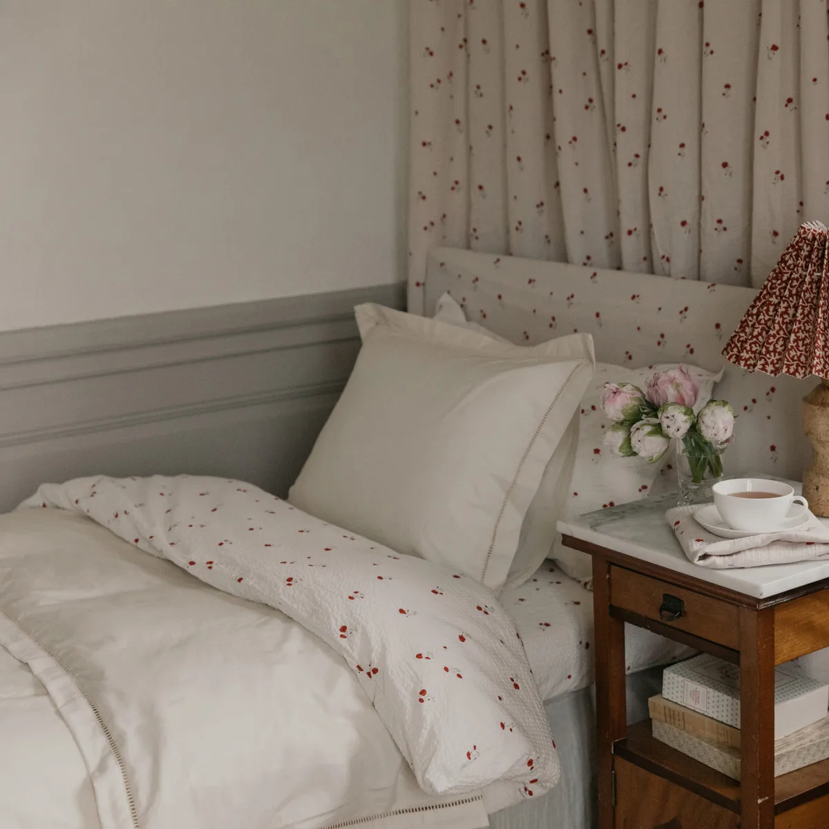 Pearl Ladder Lace dekbedovertrek, 150x210 cm Garbo&Friends