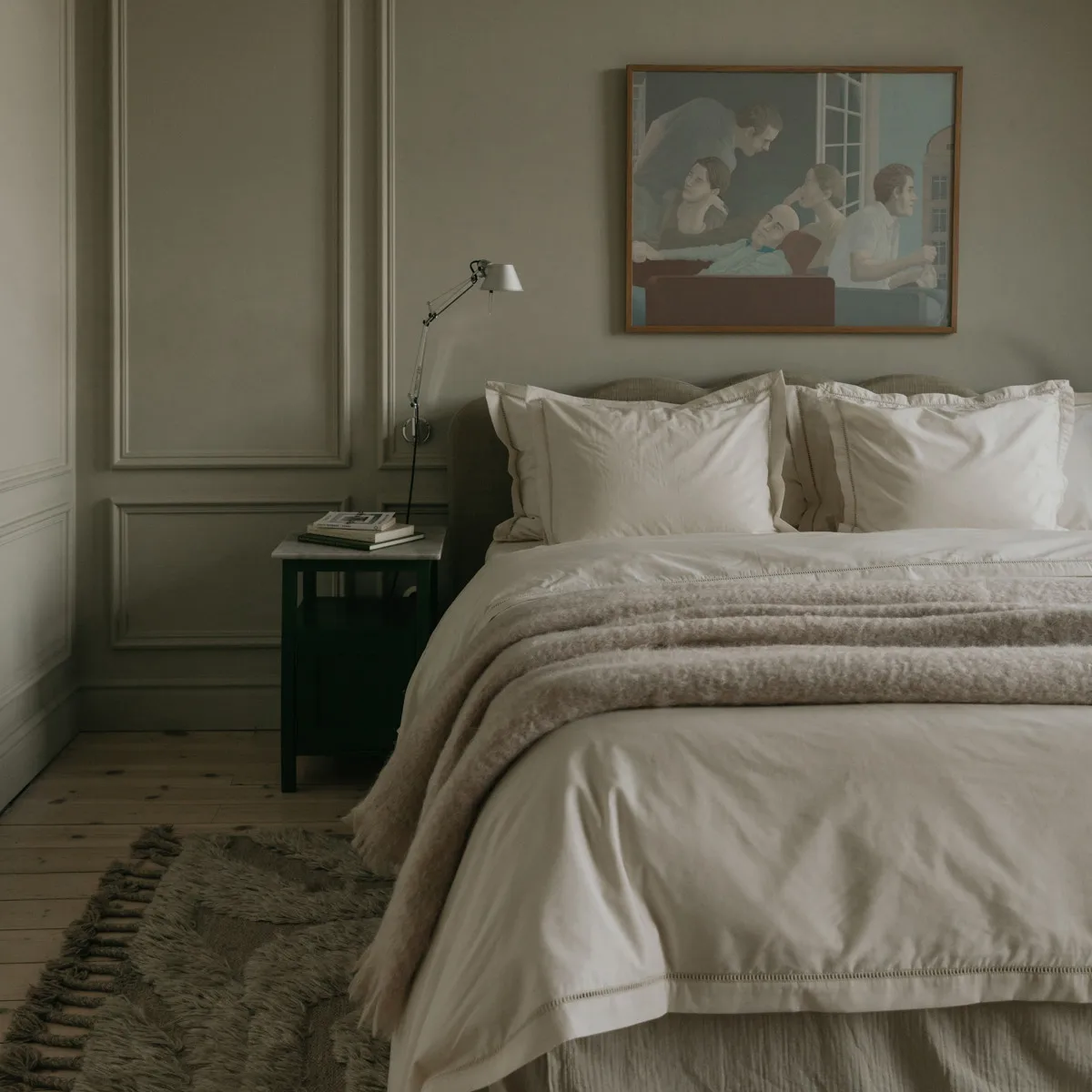 Pearl Ladder Lace dekbedovertrek dubbel, 220x220 cm Garbo&Friends